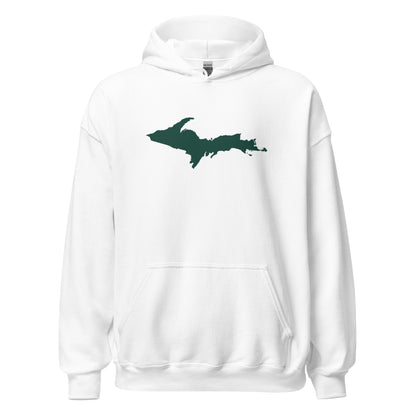 Michigan Upper Peninsula Hoodie (w/ Green UP Outline) | Unisex Standard