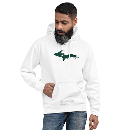 Michigan Upper Peninsula Hoodie (w/ Green UP Outline) | Unisex Standard