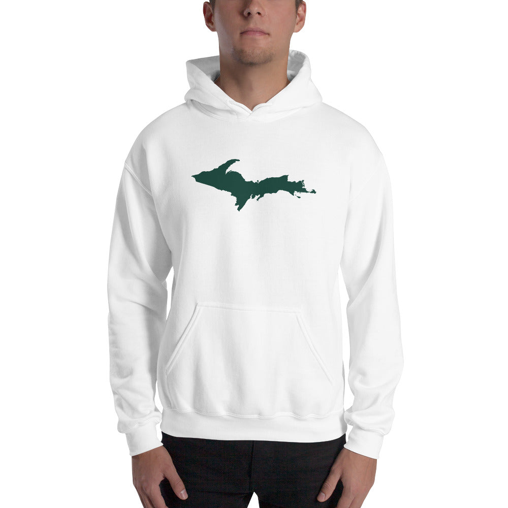 Michigan Upper Peninsula Hoodie (w/ Green UP Outline) | Unisex Standard