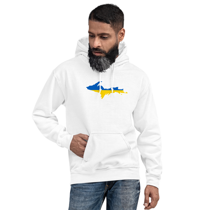 Michigan Upper Peninsula Hoodie (w/ UP Ukraine Outline) | Unisex Standard