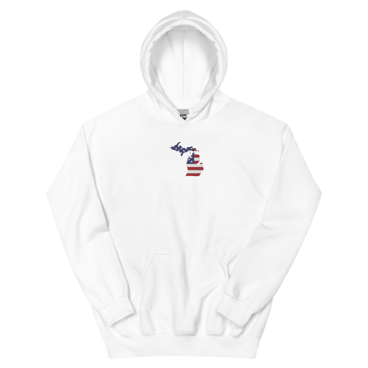 Michigan Hoodie (w/ MI USA Flag) | Unisex Standard - Emb.