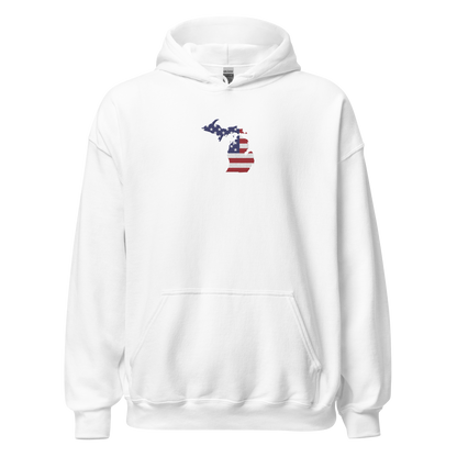 Michigan Hoodie (w/ MI USA Flag) | Unisex Standard - Emb.