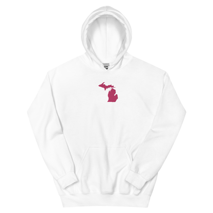 Michigan Hoodie (w/ Pink MI Outline) | Unisex Standard - Emb.