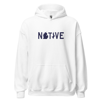 Michigan 'Native' Hoodie (Licence Plate Font) | Unisex Standard - Emb.