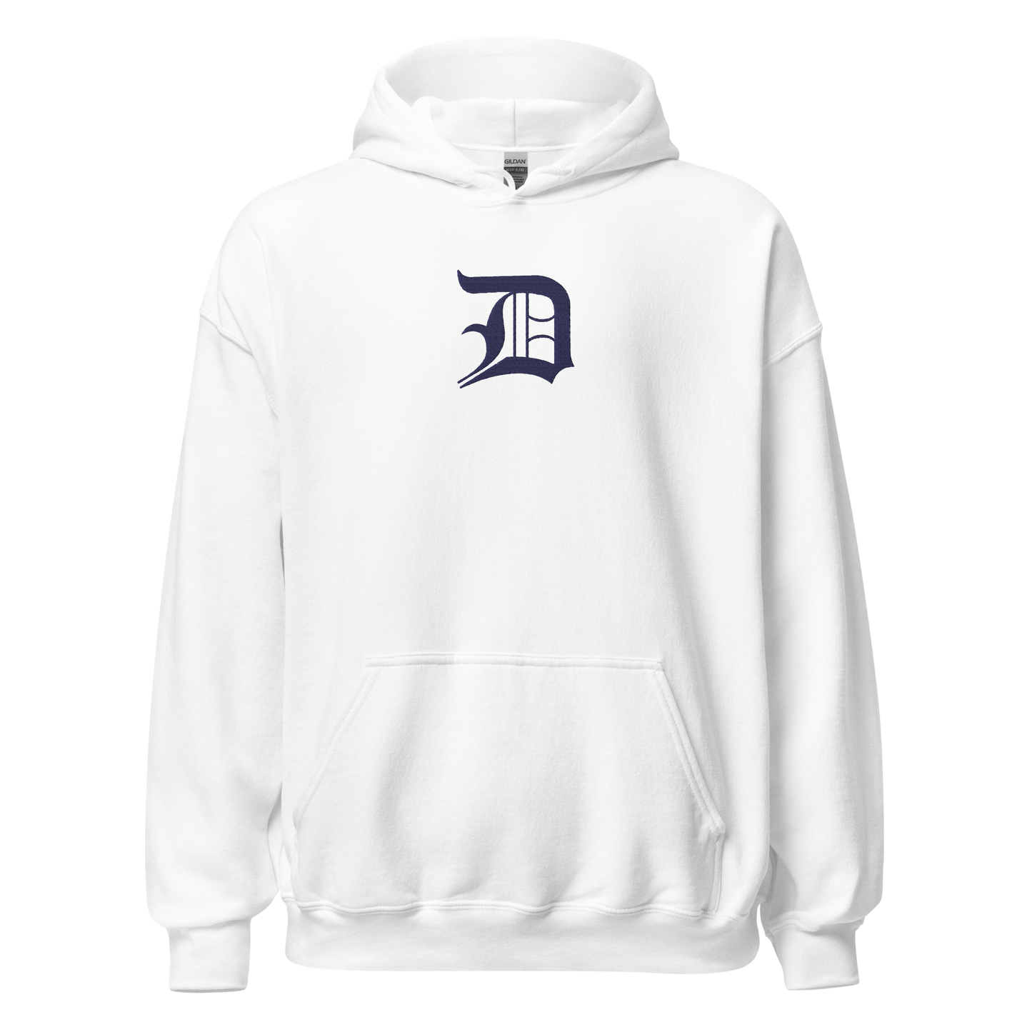 Detroit 'Old English D' Hoodie | Unisex Standard - Emb.