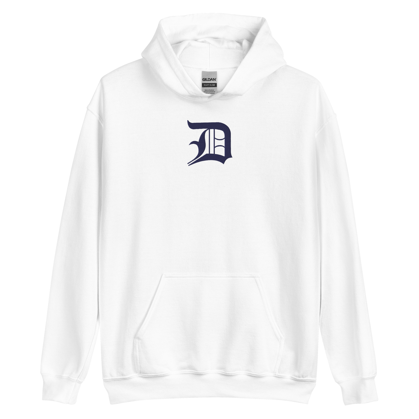 Detroit 'Old English D' Hoodie | Unisex Standard - Emb.