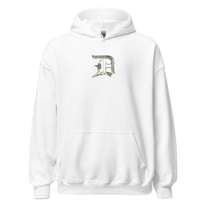 Detroit 'Old English D' Hoodie (Benjamins Edition) | Unisex Standard - Emb.