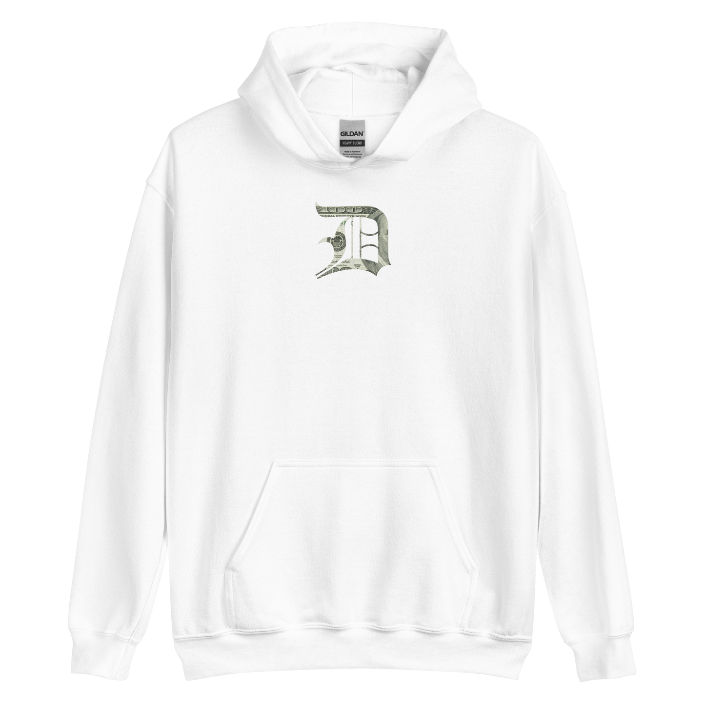 Detroit 'Old English D' Hoodie (Benjamins Edition) | Unisex Standard - Emb.