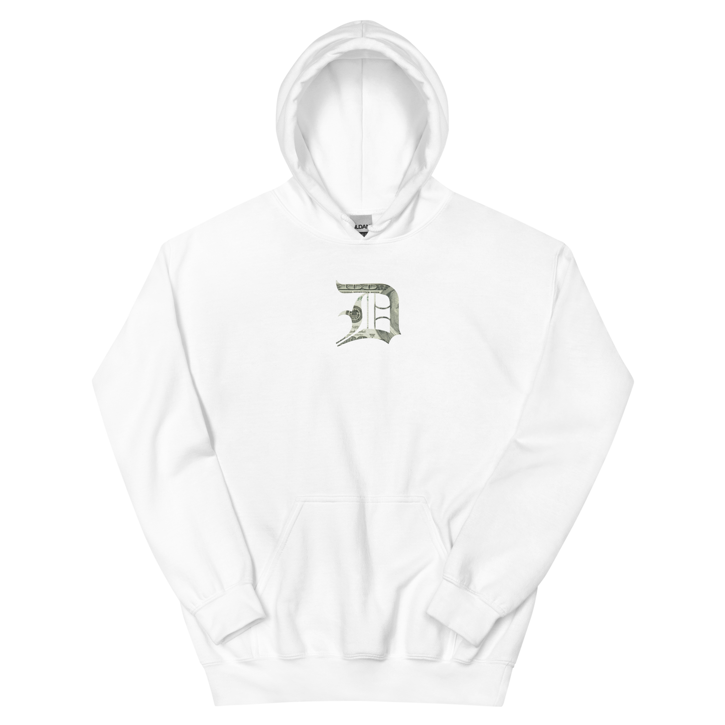 Detroit 'Old English D' Hoodie (Benjamins Edition) | Unisex Standard - Emb.