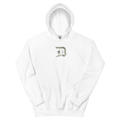 Detroit 'Old English D' Hoodie (Benjamins Edition) | Unisex Standard - Emb.