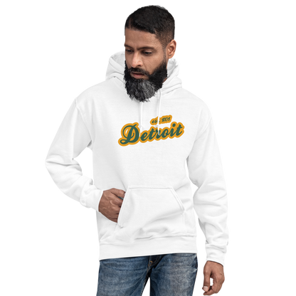 'Detroit EST. 1701' Hoodie (Ginger Ale Green Script Font) | Unisex Standard