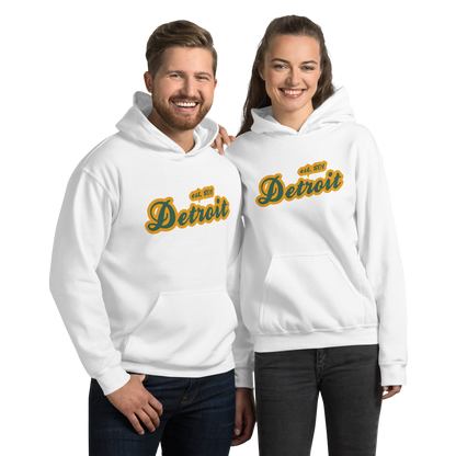 'Detroit EST. 1701' Hoodie (Ginger Ale Green Script Font) | Unisex Standard