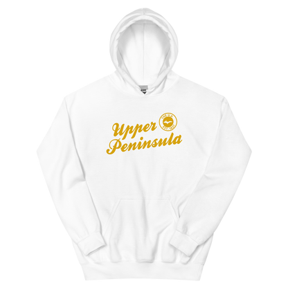 'Upper Peninsula EST. 1837' Hoodie (Gold Script Font) | Unisex Standard