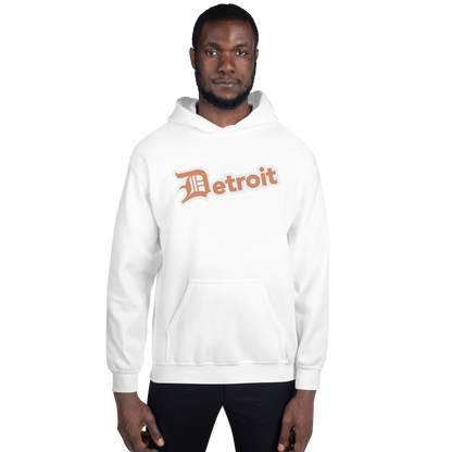 'Detroit' Hoodie (Copper w/ Old English 'D') | Unisex Standard