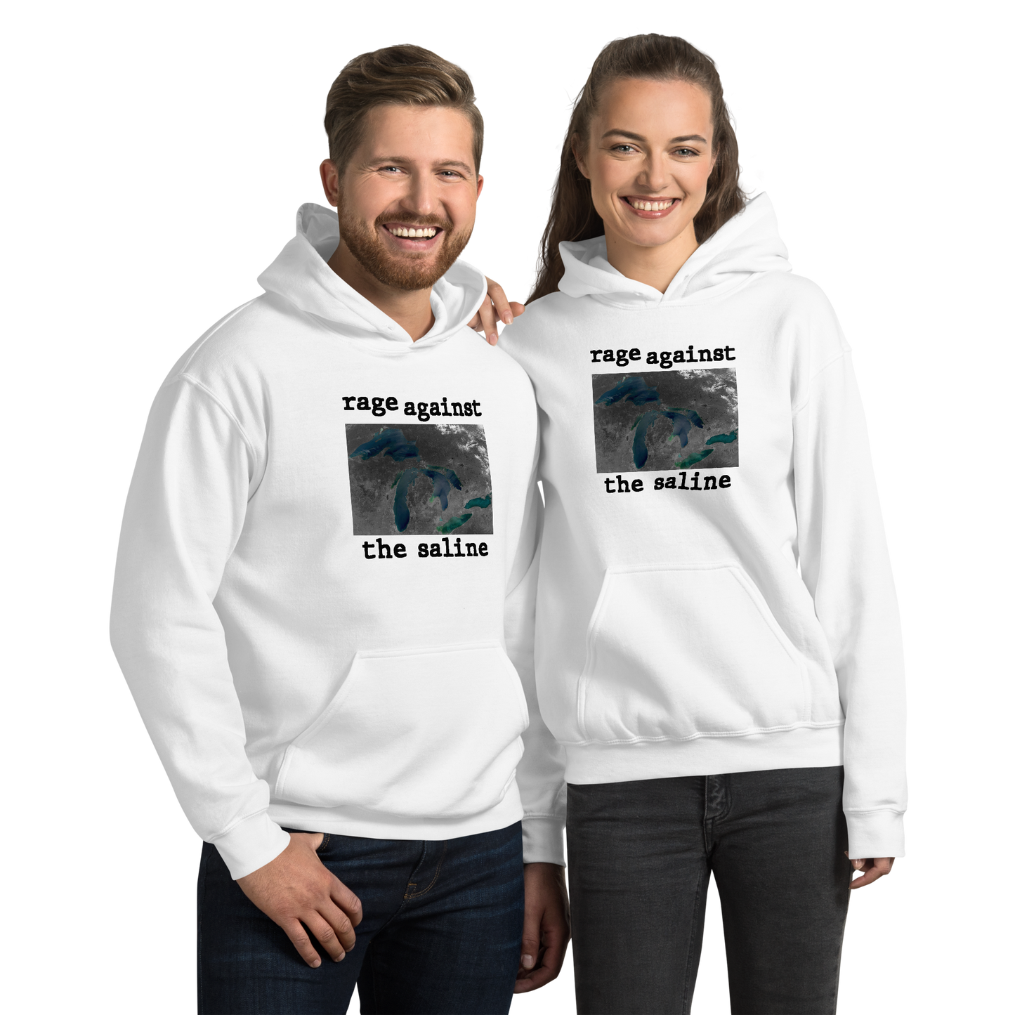 Great Lakes 'Rage Against the Saline' Hoodie | Unisex Standard