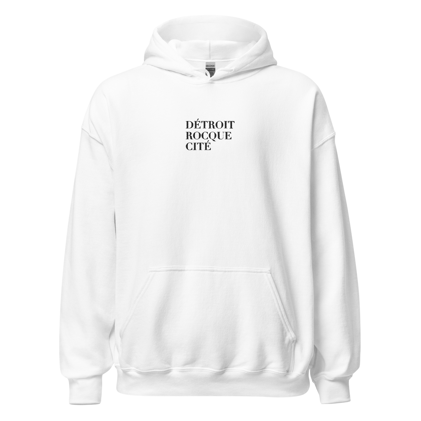 'Détroit Rocque Cité' Hoodie | Unisex Standard - Emb.