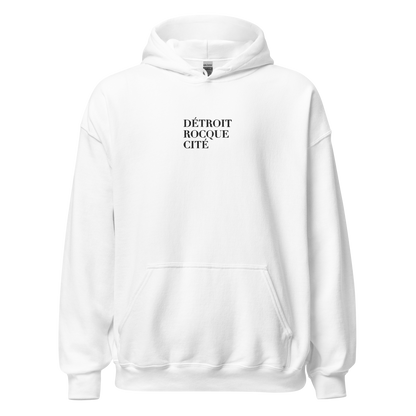 'Détroit Rocque Cité' Hoodie | Unisex Standard - Emb.