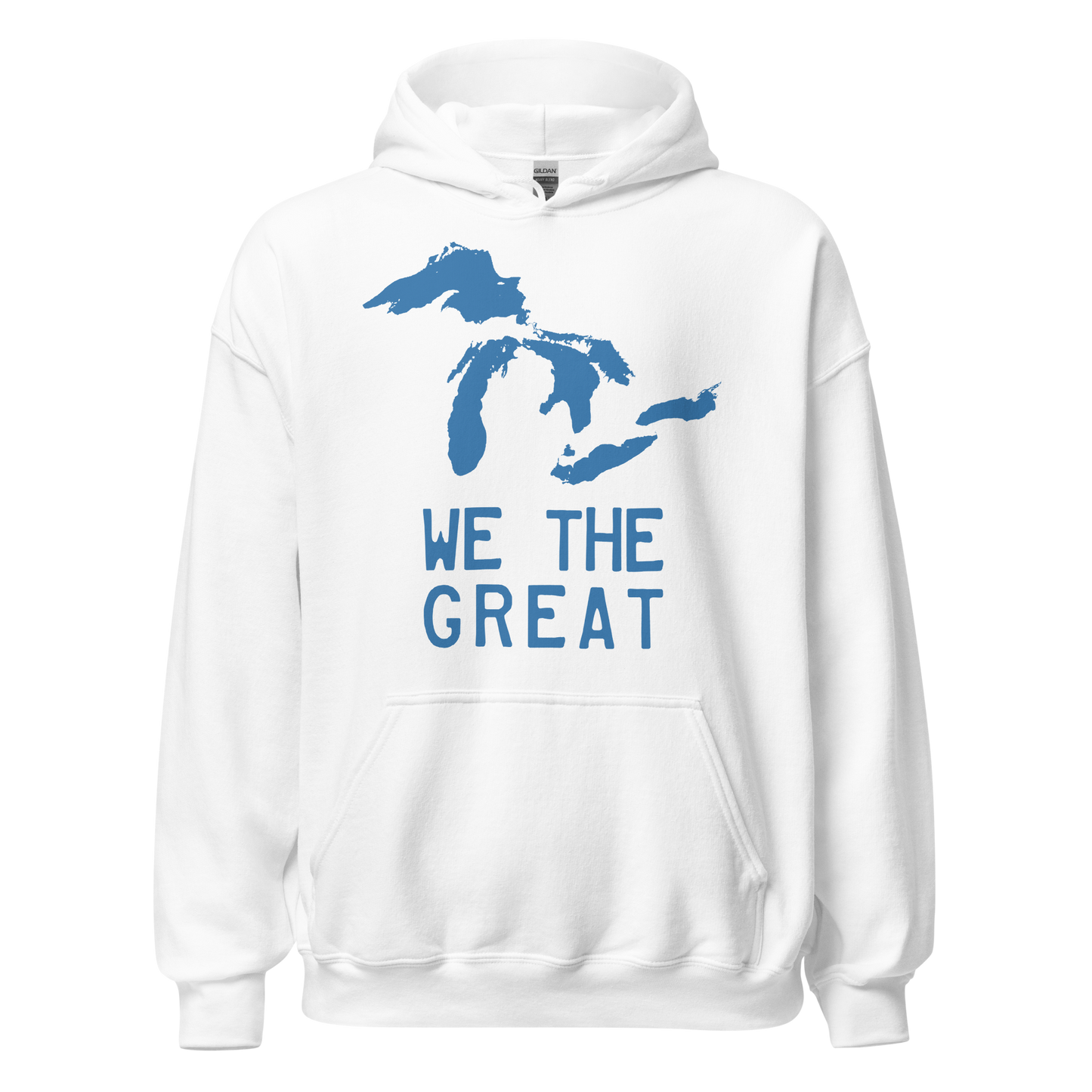 Great Lakes 'We the Great' Hoodie (Superior Blue) | Unisex Standard