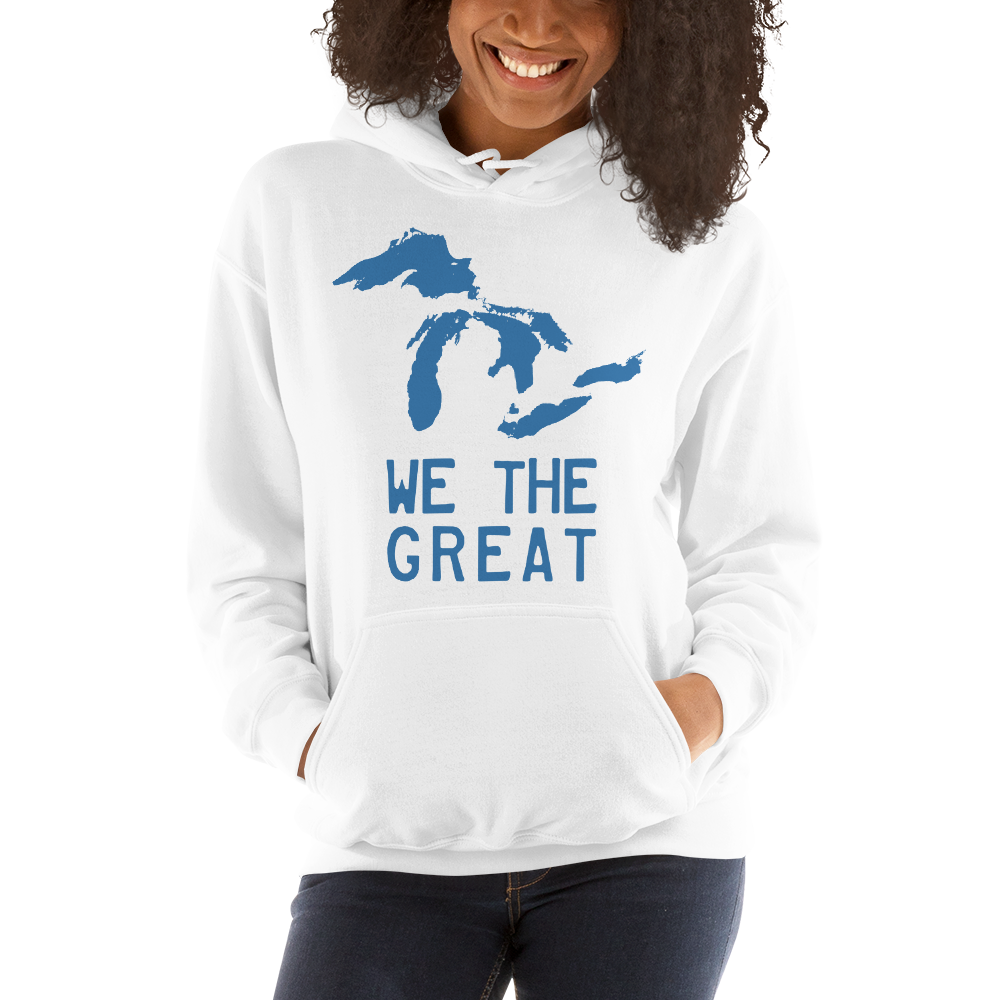 Great Lakes 'We the Great' Hoodie (Superior Blue) | Unisex Standard