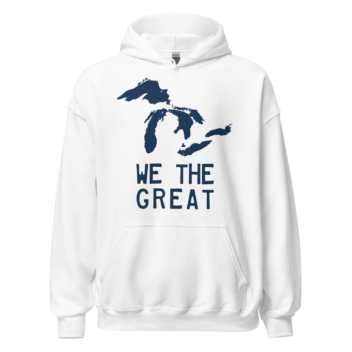 Great Lakes 'We the Great' Hoodie (Navy) | Unisex Standard