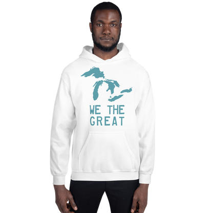 Great Lakes 'We the Great' Hoodie (Huron Blue) | Unisex Standard