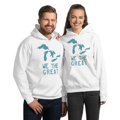 Great Lakes 'We the Great' Hoodie (Huron Blue) | Unisex Standard