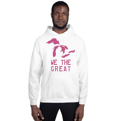 Great Lakes 'We the Great' Hoodie (Apple Blossom Pink) | Unisex Standard