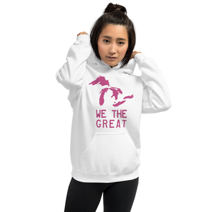 Great Lakes 'We the Great' Hoodie (Apple Blossom Pink) | Unisex Standard