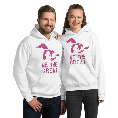 Great Lakes 'We the Great' Hoodie (Apple Blossom Pink) | Unisex Standard