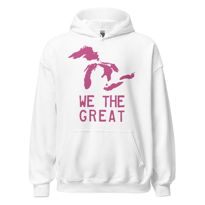 Great Lakes 'We the Great' Hoodie (Apple Blossom Pink) | Unisex Standard