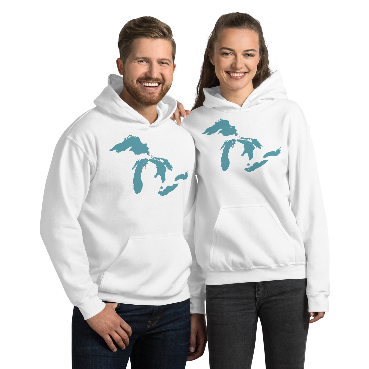 Great Lakes Hoodie (Huron Blue) | Unisex Standard