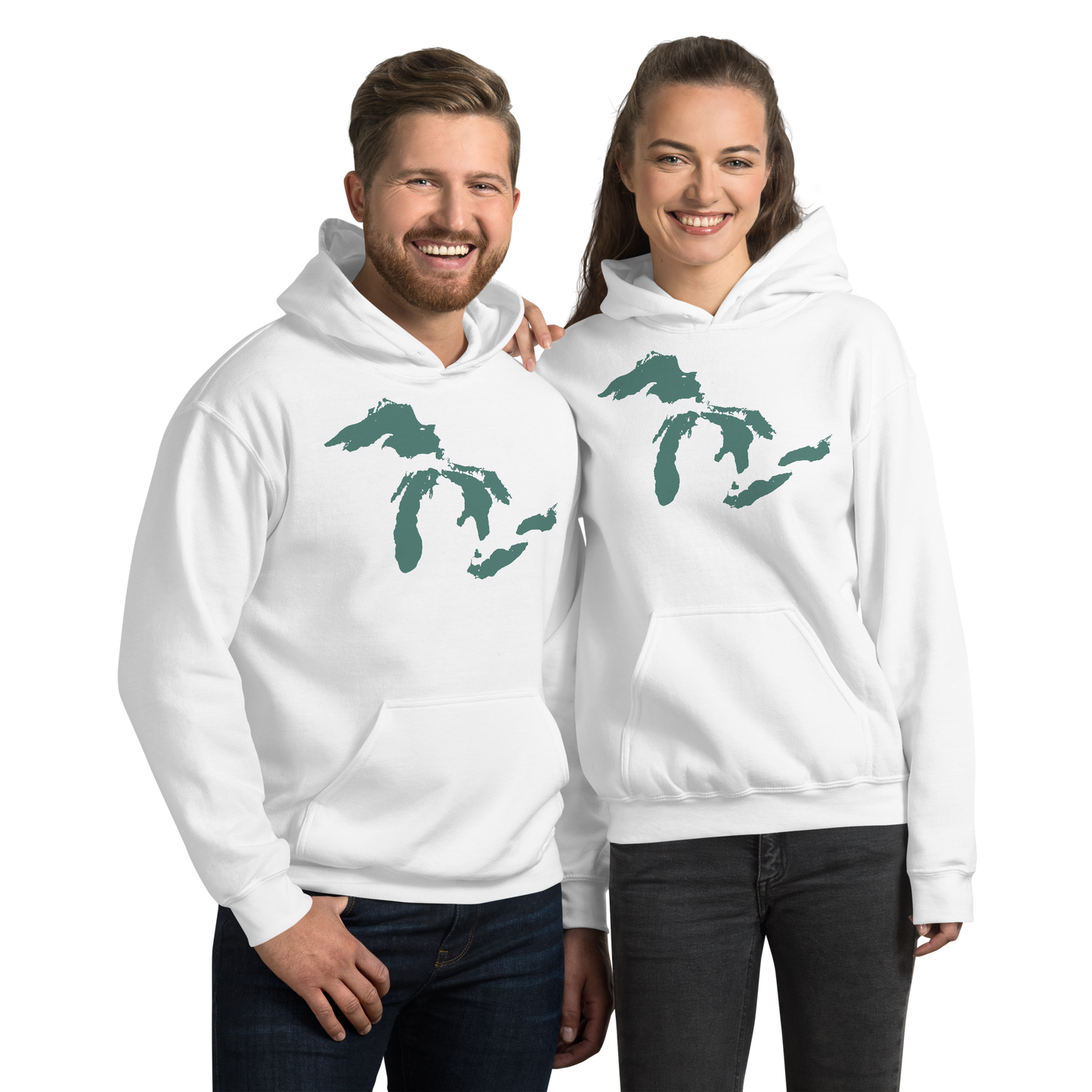 Great Lakes Hoodie (Copper Green) | Unisex Standard