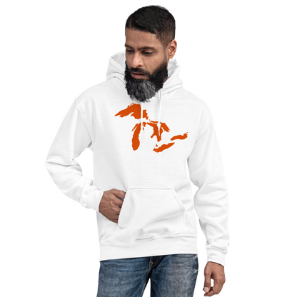 Great Lakes Hoodie (Maple Leaf Orange) | Unisex Standard