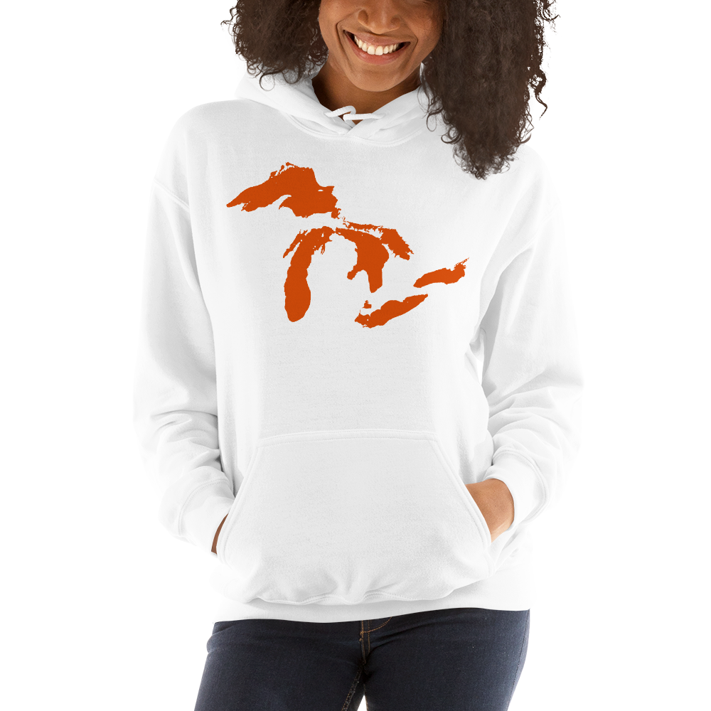 Great Lakes Hoodie (Maple Leaf Orange) | Unisex Standard