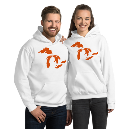 Great Lakes Hoodie (Maple Leaf Orange) | Unisex Standard