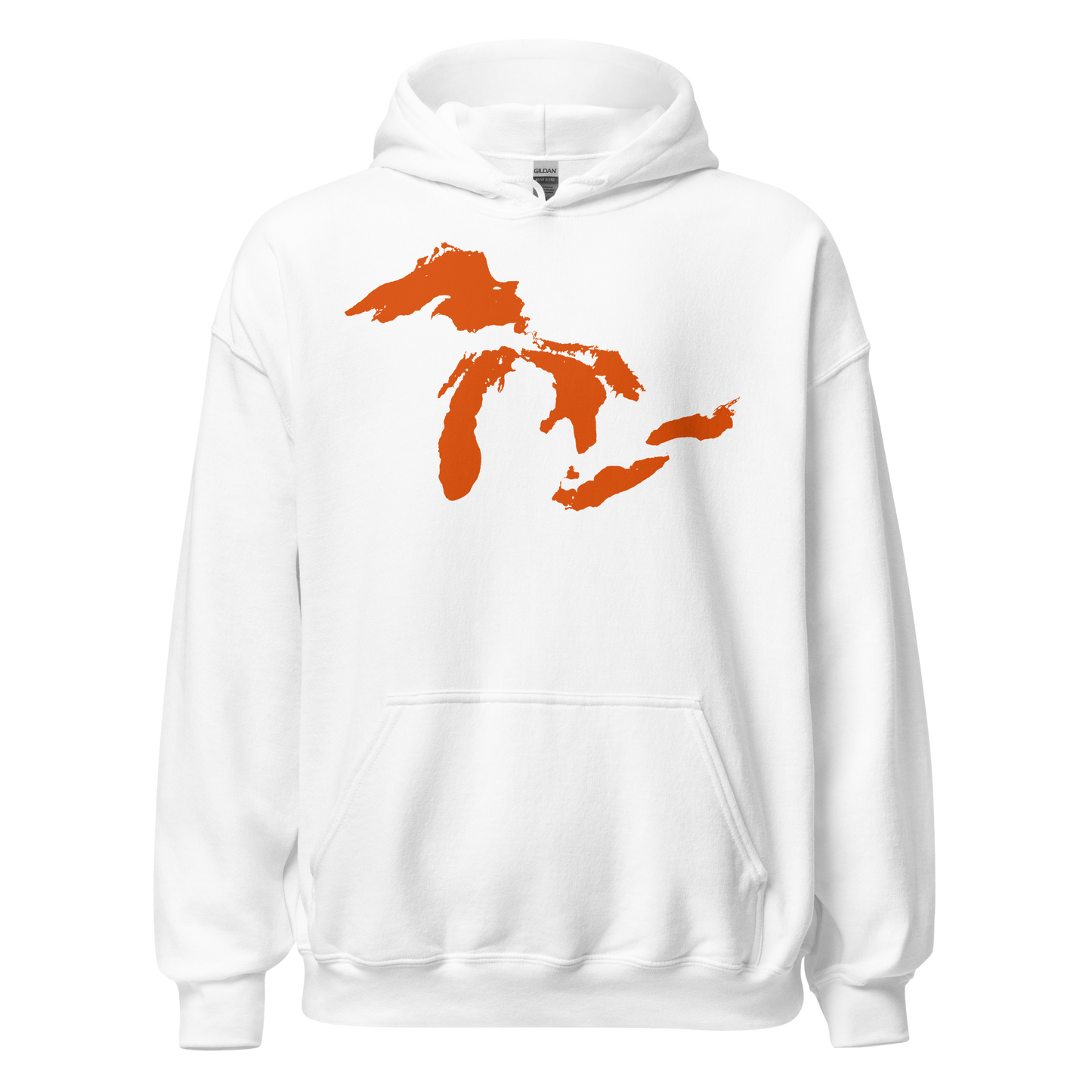 Great Lakes Hoodie (Maple Leaf Orange) | Unisex Standard