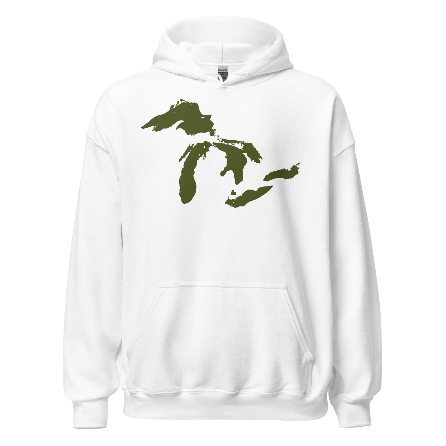 Great Lakes Hoodie (Army Green) | Unisex Standard