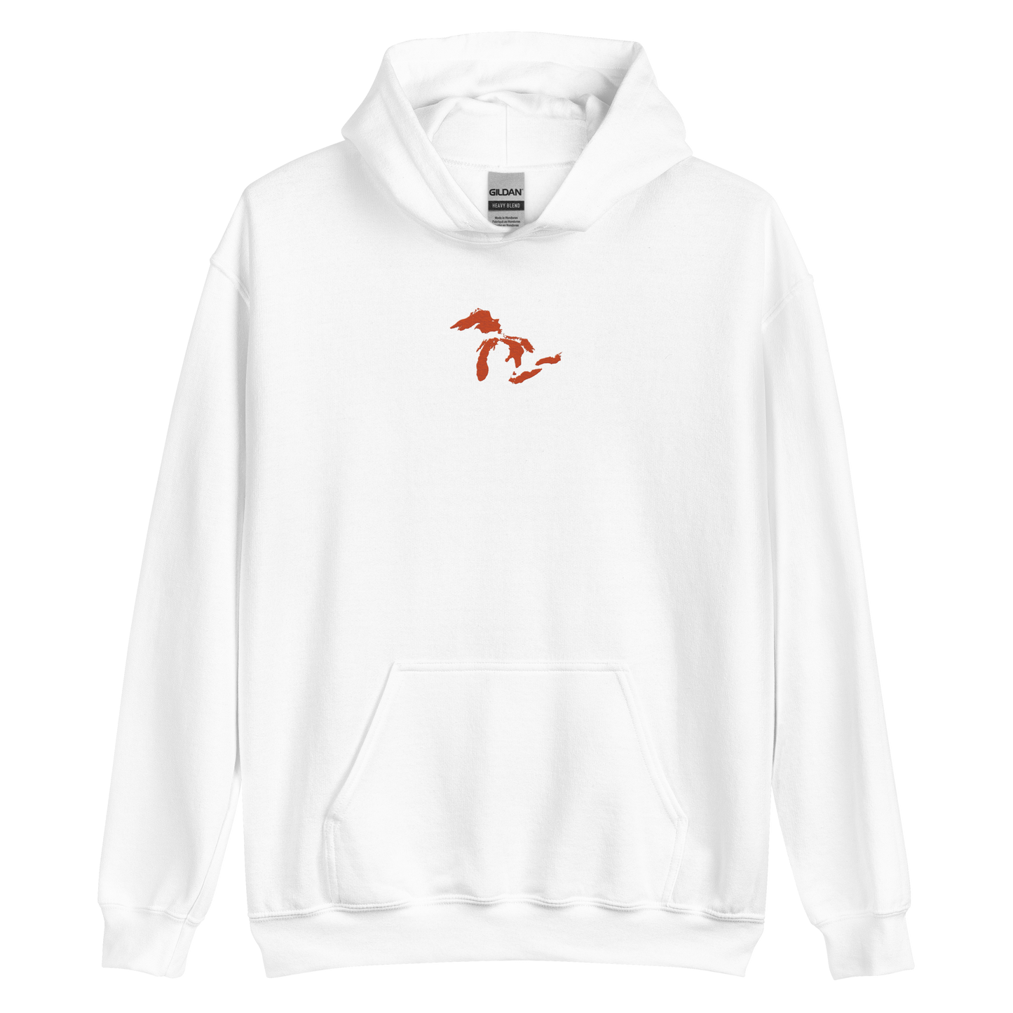 Great Lakes Hoodie (Maple Leaf Orange) | Unisex Standard - Emb.