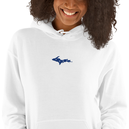 Michigan Upper Peninsula Hoodie (w/ Embroidered UP Quebec Flag Outline) | Unisex Standard