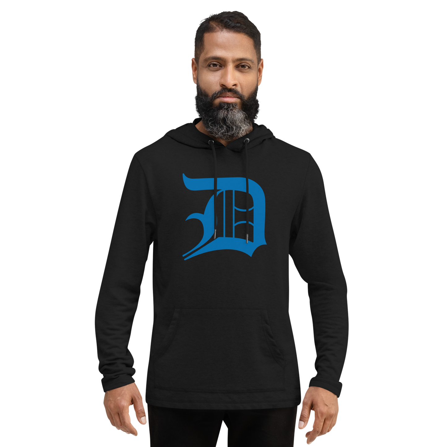 Detroit 'Old English D' Hoodie (Azure) | Unisex Lightweight