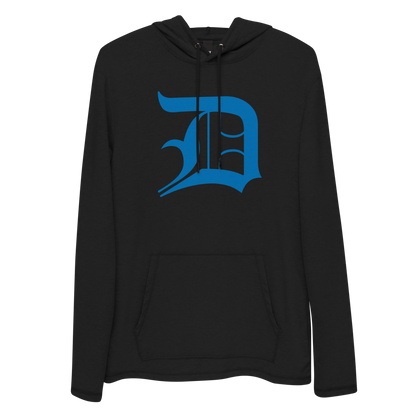 Detroit 'Old English D' Hoodie (Azure) | Unisex Lightweight