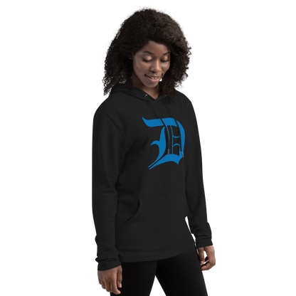 Detroit 'Old English D' Hoodie (Azure) | Unisex Lightweight