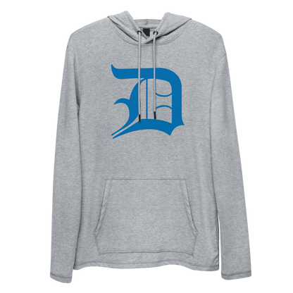 Detroit 'Old English D' Hoodie (Azure) | Unisex Lightweight