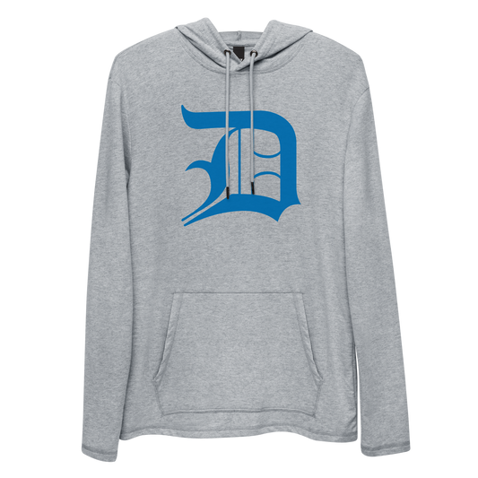 Detroit 'Old English D' Hoodie (Azure) | Unisex Lightweight