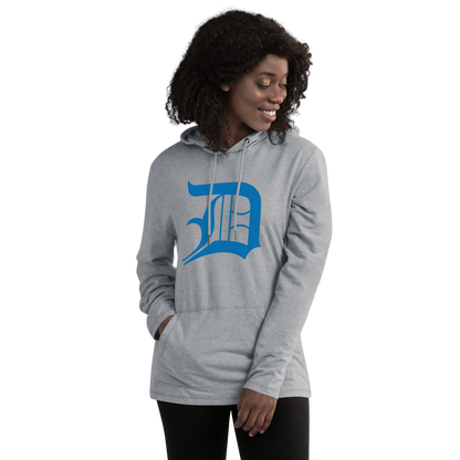 Detroit 'Old English D' Hoodie (Azure) | Unisex Lightweight