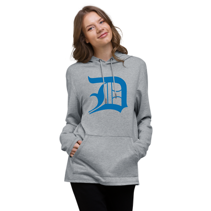 Detroit 'Old English D' Hoodie (Azure) | Unisex Lightweight