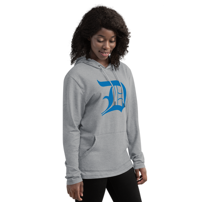 Detroit 'Old English D' Hoodie (Azure) | Unisex Lightweight