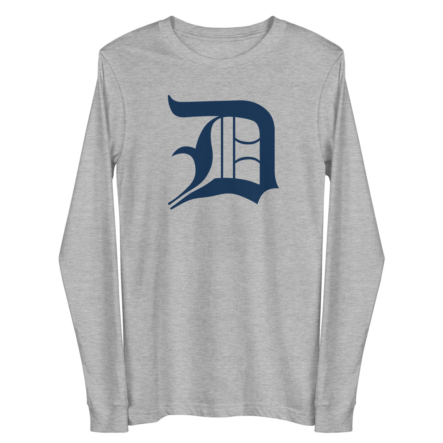 Detroit 'Old English D' T-Shirt | Unisex Long Sleeve