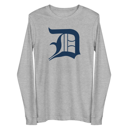 Detroit 'Old English D' T-Shirt | Unisex Long Sleeve