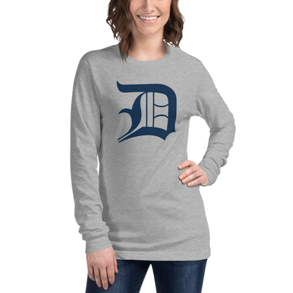 Detroit 'Old English D' T-Shirt | Unisex Long Sleeve